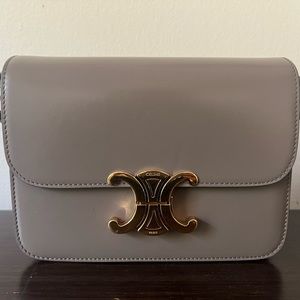 Celine teen triomphe bag - pebble
